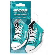 ароматизатор на зеркало сухой AREON Wave Fresh Лист Кеды  "Летняя мечта"