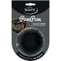 ароматизатор на зеркало сухой мешочек TASOTTI Pom Pom  "Black noir"