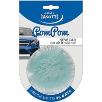 ароматизатор на дзеркало сухий мішечок TASOTTI Pom Pom  "New Car"