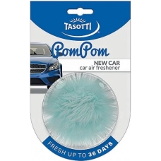 ароматизатор на дзеркало сухий мішечок TASOTTI Pom Pom  "New Car"