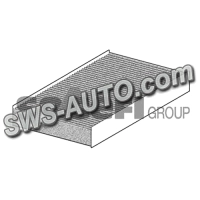 фильтр салона Skoda Octavia (98-10), VW Caddy II (95-04), Golf III  (PURFLUX)