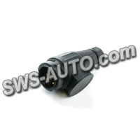 фишка прицепа пластмасс 12В  Евро (папа) 8 конт.