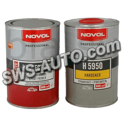грунт акриловый <4+1> Novol PROTECT 360 серый 0,8л+0,8л Эпоксидный