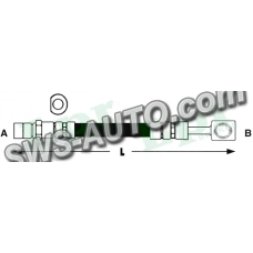 шланг торм.Lanos Daewoo пер LPR