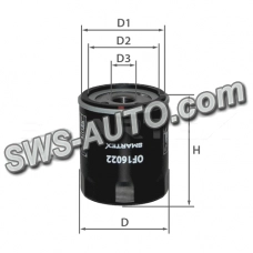 фильтр масл. Citroen Berlingo/Partner/Scudo 1.8/1.9D/1.4i/1.8i (96-99)   (SMARTEX)