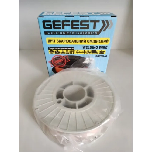 дріт зварювальний (2 кг) 0,8 мм Gefest