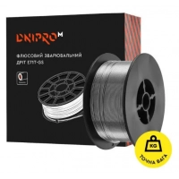 проволока сварочная (1 кг) 0,8 мм флюсовая Dnipro-M (ER70S-6)