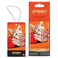 ароматизатор на зеркало сухой AREON Лист Wild  "Small Tiger"