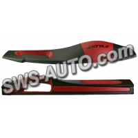 накладка панели приборов обшитая ВАЗ 2108 низ.пан  красная