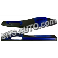 накладка панели приборов обшитая ВАЗ 2108 низ.пан  синяя