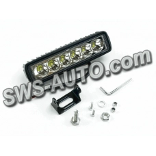 фара дополнительная LED  прямоуг. 150х38х40 (Д/В/Ш) 18W ближний EPISTAR