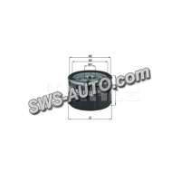 фильтр масл. Renault Logan, Kangoo 1.5dCi-1.9D (h=50mm) (низкий)  (MAHLE)
