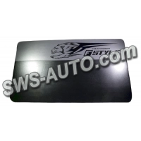 карта дверей 2101-2107 напис FSTYLE з тигром сіра