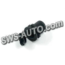 гнездо под разъем прикуривателя пластмассовое с подсветкой синей