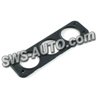 панель для врезного гнезда на три отверстия  42 х 150 мм