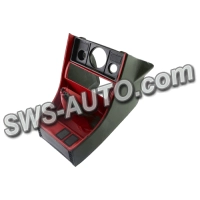 консоль 2107 с чехлом КПП красная (Елемент)