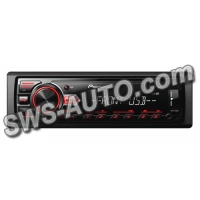магнітола Pioneer  MVH-09 UBR FM/USB/AUX/MP3/Android/знімна пан/червона підсв.