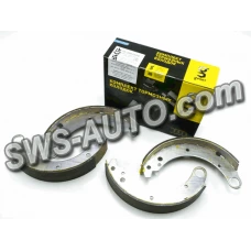 колодки торм.задние В-3110 в коробке (ГАЗ) длинн+коротк.накладка