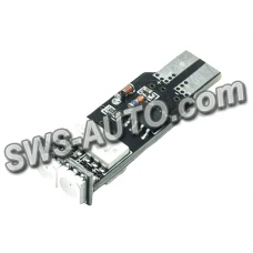 Лампа світлодіодна БЦ 12-5 лазер. RGB 6 SMD 5050 стробоскоп, 7 кольорів