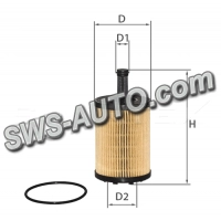 фильтр масл. VW Caddy III TDI (04-10), T5 TDI (03-09)  (SMARTEX)