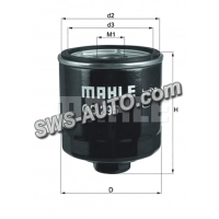 фильтр масл. VW Caddy II-III 1.4 (95-10), Polo 1.0-1.4 (92-01)  (MAHLE)