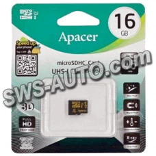 карта памяти microSDHC  16Gb class 10  Apacer