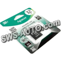 карта памяти microSDHC  32Gb class 10 (adapter SD)  Apacer