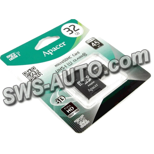 карта памяти microSDHC  32Gb class 10 (adapter SD)  Apacer