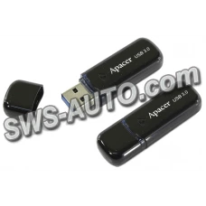 флешка USB 3.0  64Gb  AH355  black  Apacer
