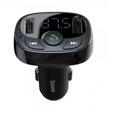 FM модулятор Baseus CCALL-TM01  USB/MP3/12-24В/microSD/USB быстрая зарядка 3,4А/Bluetooth 4.2