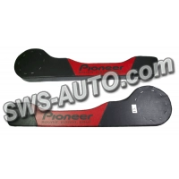 карман двери аккустический 2101-07  d-13см  красный (2шт) кожзам