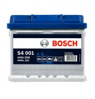 Акумулятор BOSCH  44 А S4 (440А) (2 роки гарантії) Євро правий + низький