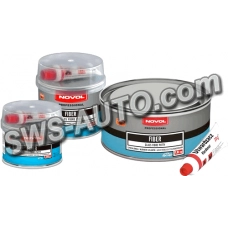 шпатлёвка Novol FIBER MICRO (стекловолокно) (улутшенная) 1 кг
