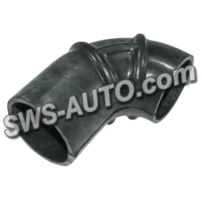 патрубок воздуш. фильтра - ДМРВ  Волга 406 (угольник)