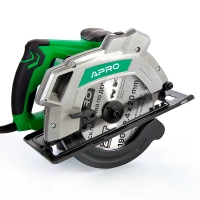 пила дискова ? диска 190мм, 1800 Вт, 6000 об/хв, кут 90-45, глибина розпилу 62-45мм, лазер