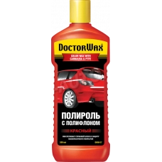 полироль кузова Doctor Wax 300мл красная