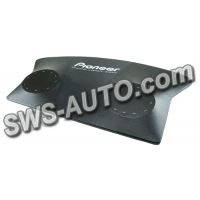 полка задняя ЗАЗ Славута (аккустичесая) черная с накатом (кожзам)