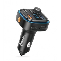 FM модулятор Avantis ACC08  USB/MP3/12-24В/USB зарядка 15,3W 3,1А/Bluetooth/LED