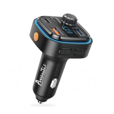 FM модулятор Avantis ACC08  USB/MP3/12-24В/USB зарядка 15,3W 3,1А/Bluetooth/LED
