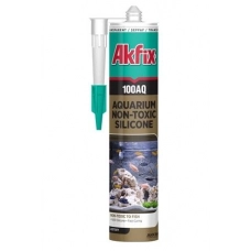 герметик  силіконовий санітарний акваріумний Akfix 100AQ  280мл (прозорий)
