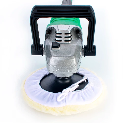 полировальная машина ? 180мм, 1600 Вт, 600-4000 об/мин, плавный пуск, рег. оборотов