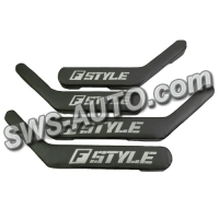 ручка дверей - підлокітник 2106 (4шт) сіра  з написом FSTYLE (шкірозамінник)