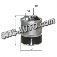 фильтр топливный MB Sprinter I CDI (00-06), Vito I CDI (99-03) +отв.датч. воды  (SMARTEX)