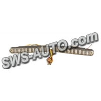 ходовые огни 12V DRL-JH-025 187х24мм c функ. дублир. пов. 187х24мм