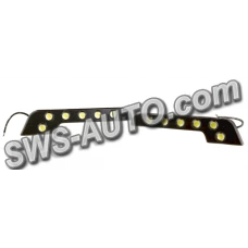 ходовые огни 12V DRL-JH-777 180х20мм г-образной формы 0,5W