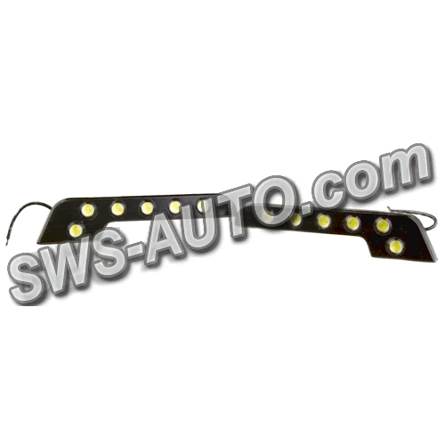 ходовые огни 12V DRL-JH-777 180х20мм г-образной формы 0,5W