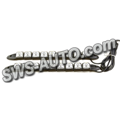 ходовые огни 12V DRL-JH2-209-09 гибкий корпус (разделение) 230х20мм