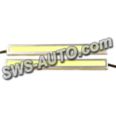 ходовые огни 12V DRL COB 140х15мм WHITE