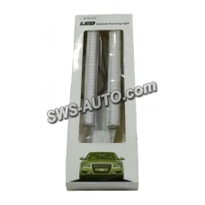 ходові вогні 12V DRL COB 140х15мм BLUE