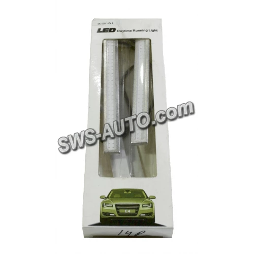 ходові вогні 12V DRL COB 140х15мм RED